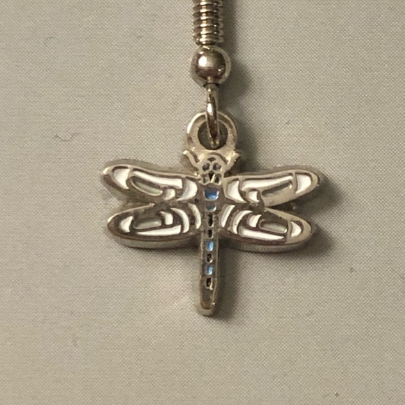 Dragonfly earrings by Andy Everson NEW - Picture 5 of 5